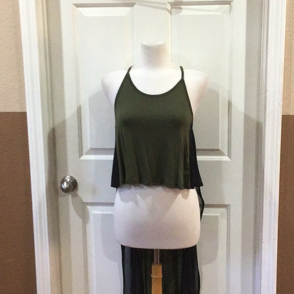 KTOO Cami Long Back Crop Top